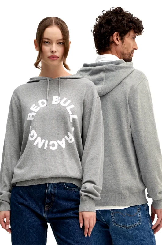 Red Bull Racing x Pepe Jeans Βαμβακερό πουλόβερ Red Bull Racing x Pepe Jeans χρώμα: γκρι, RU700001