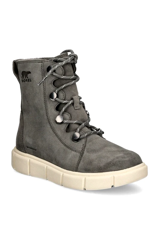 Sorel Σουέτ μπότες Sorel SOREL EXPLORER III JOAN γυναικείες, χρώμα: γκρι, 2077951052