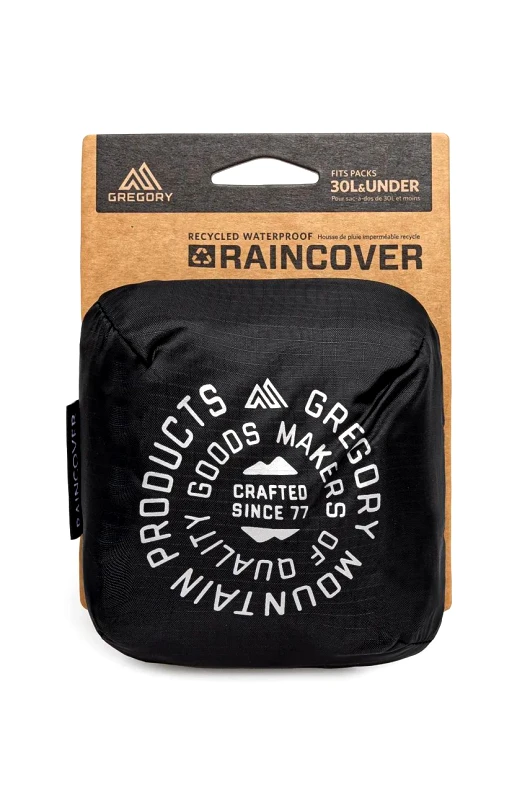 Gregory Κάλυμμα βροχής για σακίδιο πλάτης Gregory Raincover 30L χρώμα: μαύρο, RAINCOVER.30L