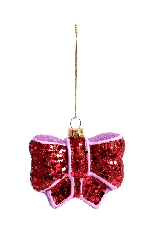 &k amsterdam Χριστουγεννιάτικο δέντρο μπιχλιμπίδι &k amsterdam Ornament Ribbon Red