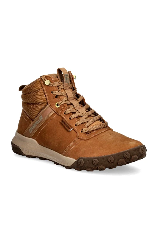 Caterpillar Αρβύλες Caterpillar HEX READY MID WP χρώμα: καφέ, P726105
