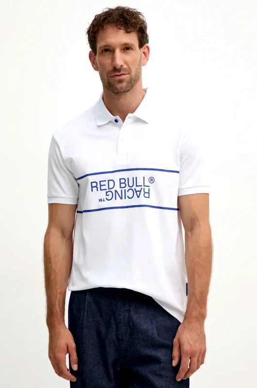 Red Bull Racing x Pepe Jeans Πόλο Red Bull Racing x Pepe Jeans χρώμα: άσπρο, RM540004