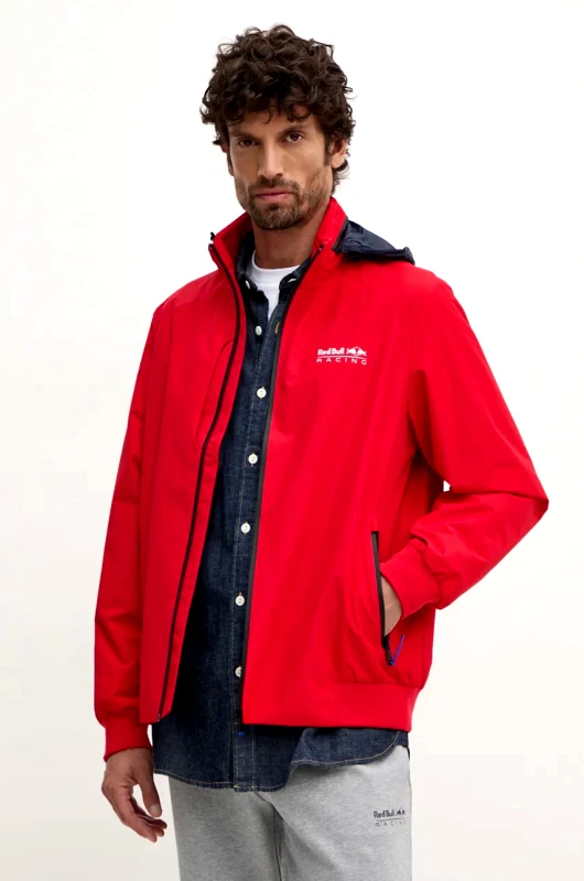 Red Bull Racing x Pepe Jeans Μπουφάν Red Bull Racing x Pepe Jeans χρώμα: κόκκινο, RM400006