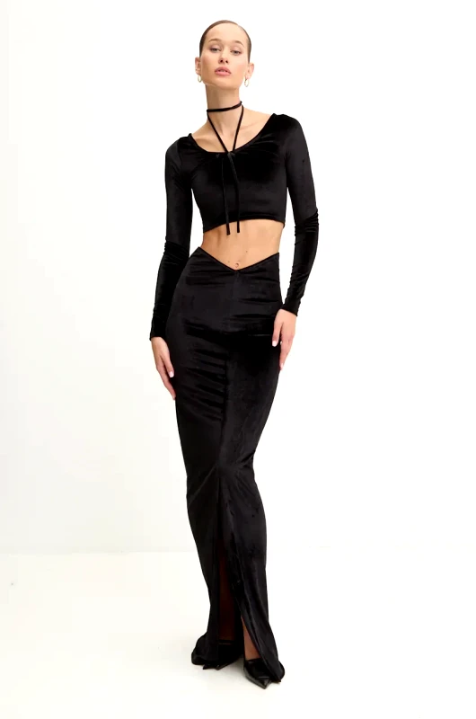 Fiorucci Φούστα Fiorucci χρώμα: μαύρο, W01FMBSK236VR01BK01