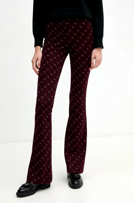 DIANE VON FURSTENBERG Παντελόνι από μείγμα μαλλιού DIANE VON FURSTENBERG DVFPL3S001