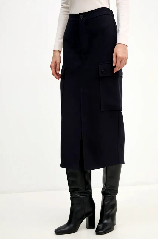 Sandro Ferrone Φούστα Sandro Ferrone χρώμα: ναυτικό μπλε, SFS32YBEMIRKO