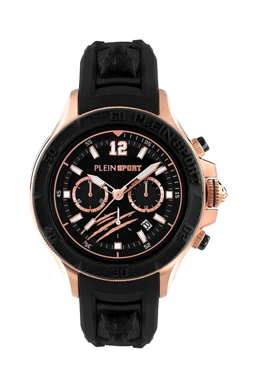 Plein Sport Ρολόι PLEIN SPORT χρώμα: μαύρο, PS6BA0524