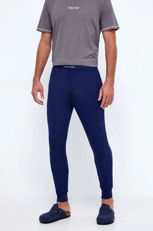 Calvin Klein Underwear Παντελόνι lounge Calvin Klein Underwear χρώμα: ναυτικό μπλε