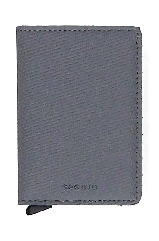 Secrid Πορτοφόλι Secrid χρώμα: γκρι, Portfel Secrid Slimwallet Carbon SCA-COOL GREY