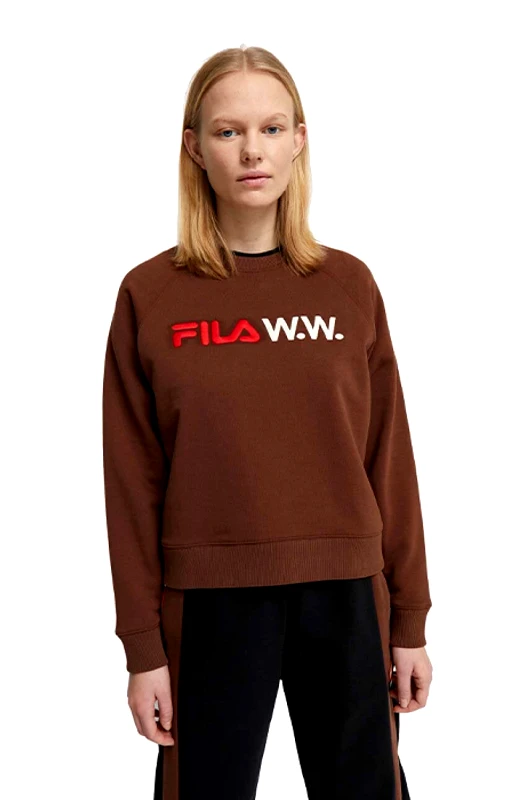 Wood Wood Μπλούζα Wood Wood Elene x Filla χρώμα: καφέ
