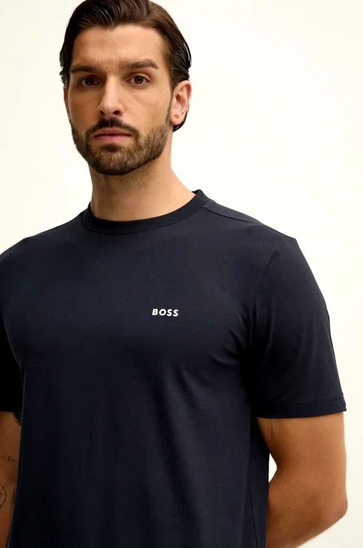BOSS Green Μπλουζάκι Boss Green χρώμα: ναυτικό μπλε, 50506373