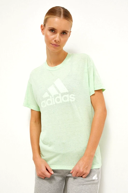 adidas Μπλουζάκι adidas Shadow Original χρώμα: πράσινο S70812.3 IS3624