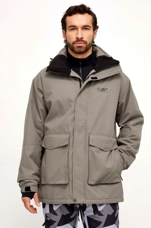 Colourwear Μπουφάν Colourwear Mountain Cargo χρώμα: πράσινο