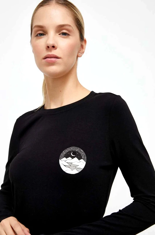 Viking Αθλητικό μακρυμάνικο Viking Escalante χρώμα: μαύρο