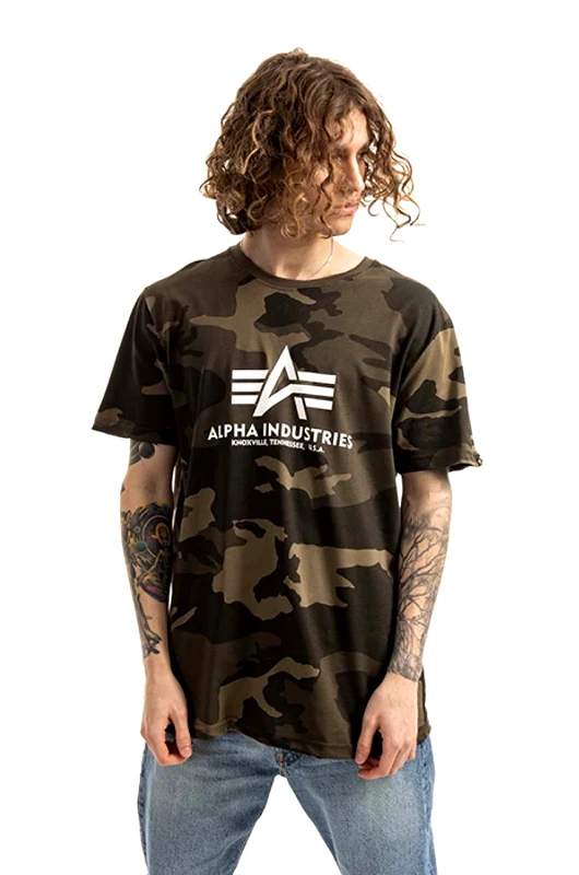 Alpha Industries Μπλουζάκι Alpha Industries Basic χρώμα: πράσινο