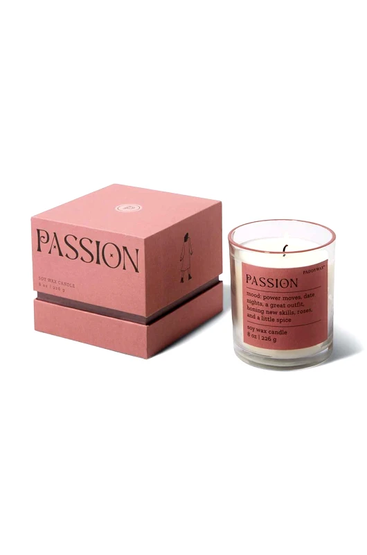 Paddywax Αρωματικό κερί σόγιας Paddywax Mood Passion 226 g
