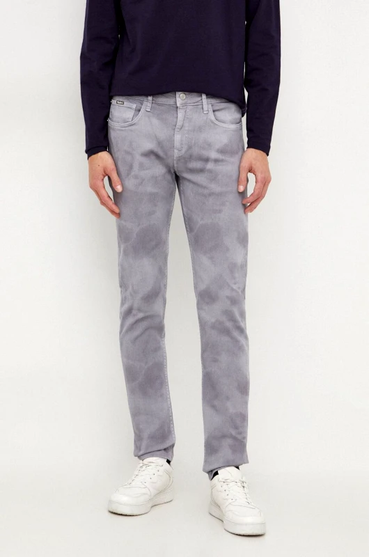 Pepe Jeans Τζιν παντελόνι Pepe Jeans SLIM JEANS CLOUDED χρώμα: γκρι PM207399