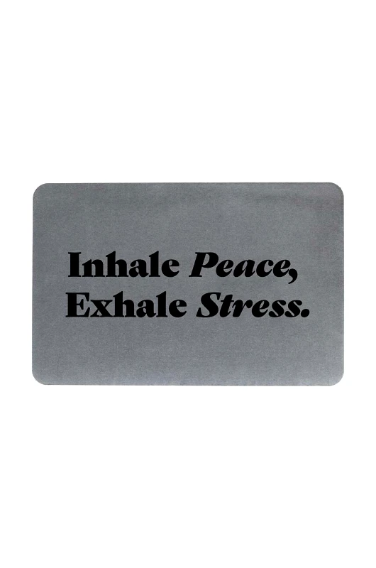 Artsy Doormats Χαλάκι μπάνιου Artsy Doormats Inhale Peace Exhale