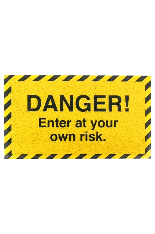 Artsy Doormats Χαλάκι Artsy Doormats Danger Enter At Your Own 70 x 40 cm
