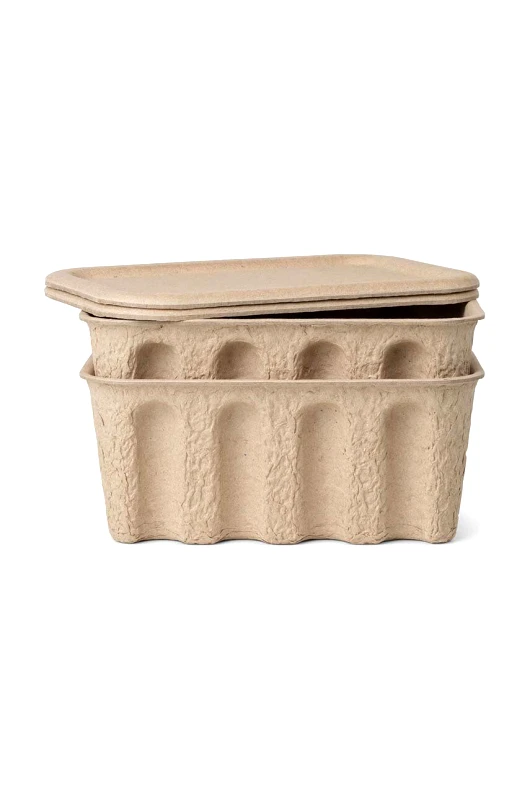 Ferm Living Κουτί αποθήκευσης ferm LIVING Paper Pulp Box 2-pack