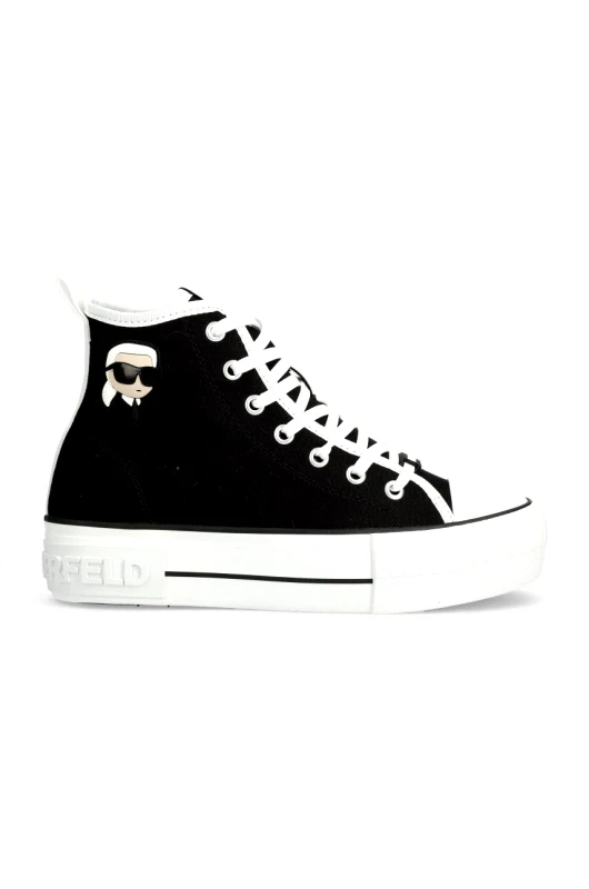 Karl Lagerfeld Πάνινα παπούτσια Karl Lagerfeld KAMPUS MAX NFT χρώμα: μαύρο, KL60444