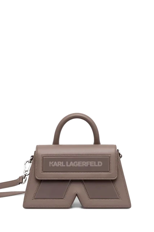 Karl Lagerfeld Τσάντα Karl Lagerfeld χρώμα: καφέ