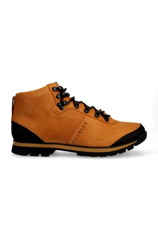 Charles Footwear Σουέτ παπούτσια Charles Footwear Carney χρώμα: καφέ, Carney.Hiker.Yellow