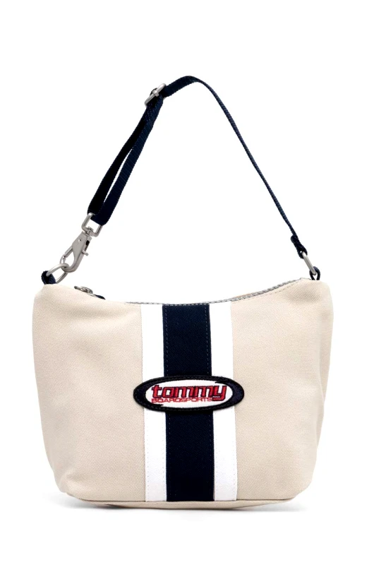 Tommy Jeans Τσάντα Tommy Jeans χρώμα: μπεζ