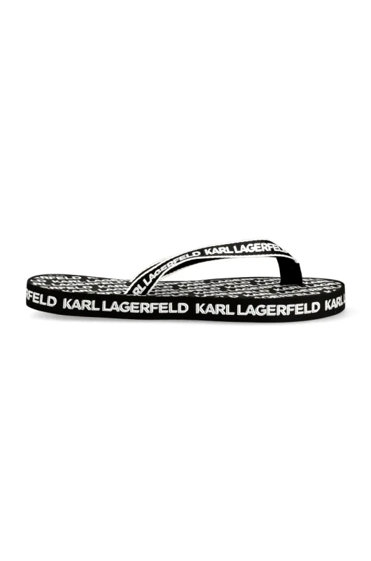 Karl Lagerfeld Σαγιονάρες Karl Lagerfeld KOSTA MNS χρώμα: μαύρο, KL71003