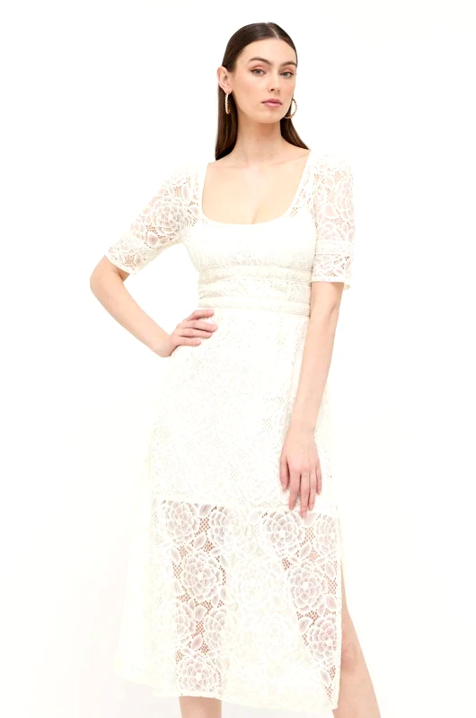 For Love & Lemons Φόρεμα For Love & Lemons χρώμα: μπεζ