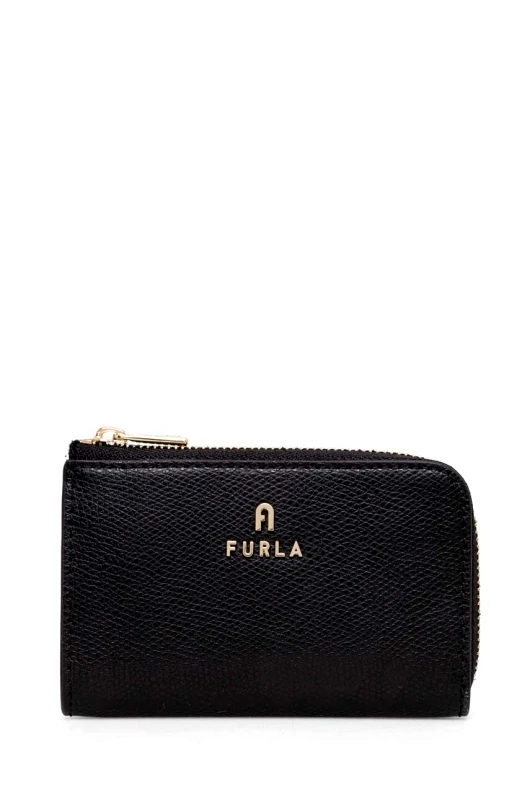 Furla Θήκη για δερμάτινα κλειδιά Furla Camelia χρώμα: μαύρο