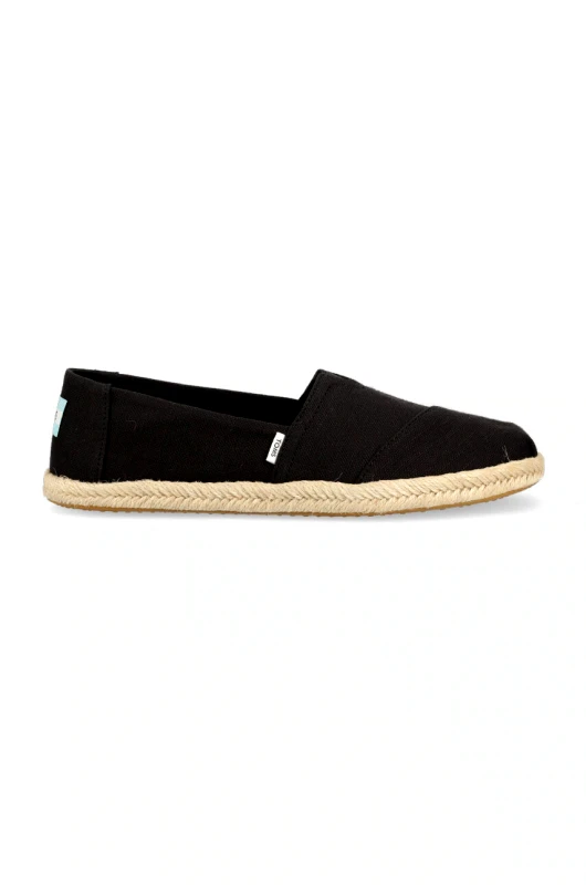 Toms Εσπαντρίγιες Toms Alpargata Rope χρώμα: μαύρο, 10019670
