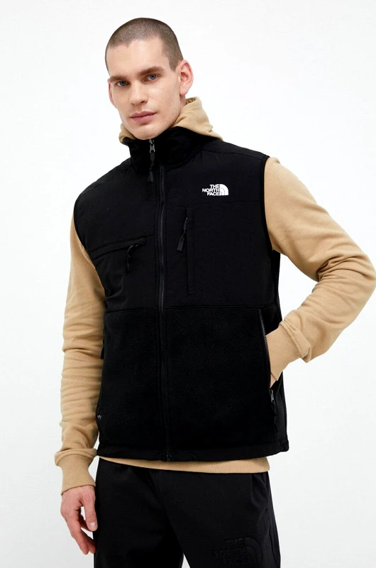 The North Face Αμάνικο μπουφάν The North Face DENALI VEST χρώμα: μαύρο