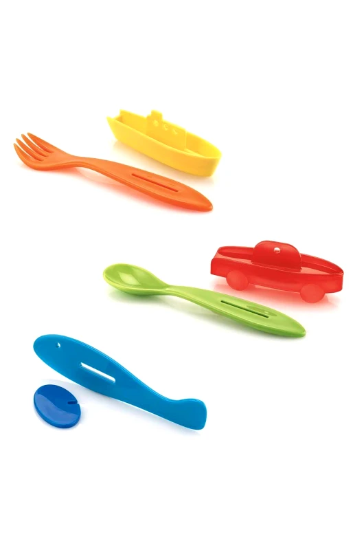 Guzzini Σετ μαχαιροπήρουνων για παιδιά Guzzini Traffic Bambi 3-pack