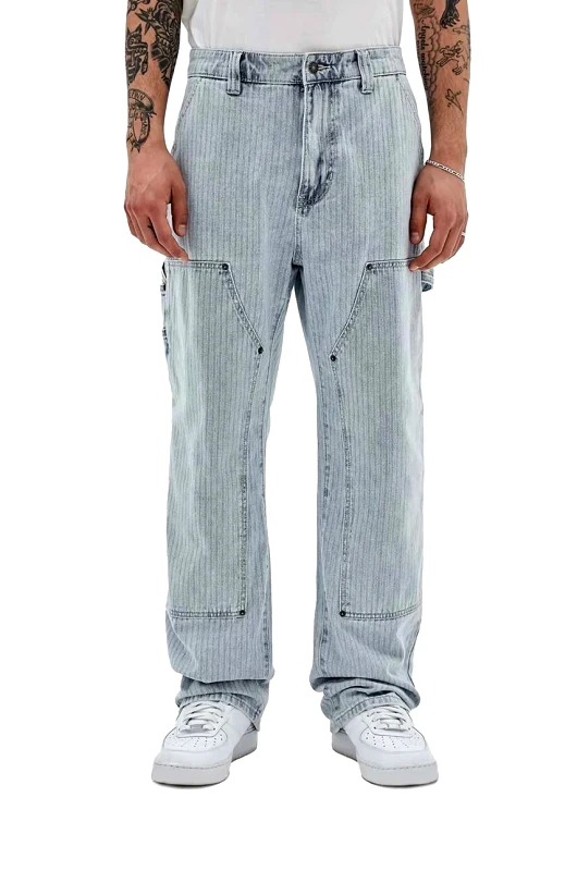 Guess Originals Τζιν παντελόνι Guess Herringbone Panel Carpenter