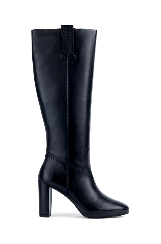 Geox Μπότες Geox D WALK PLEASURE 85 A χρώμα: μαύρο, D36TFA 00043 C9999 F3D36TFA 00043 C9999