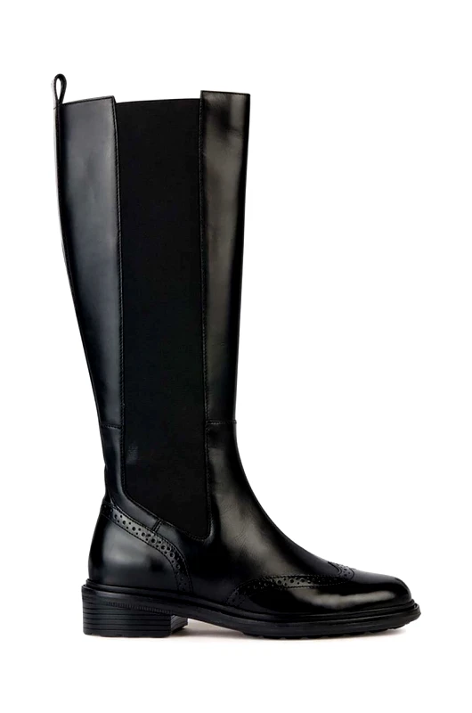 Geox Μπότες Geox D WALK PLEASURE H χρώμα: μαύρο, D36TGH 04948 C9999 F3D36TGH 04948 C9999