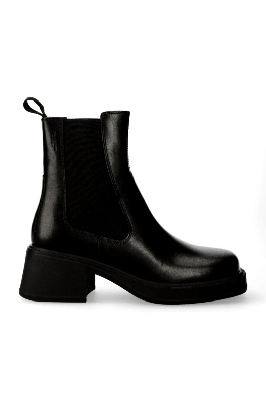 Δερμάτινες μπότες τσέλσι Vagabond Shoemakers Shoemakers DORAH γυναικείες, χρώμα: μαύρο, 5642.001.20 φωτογραφία