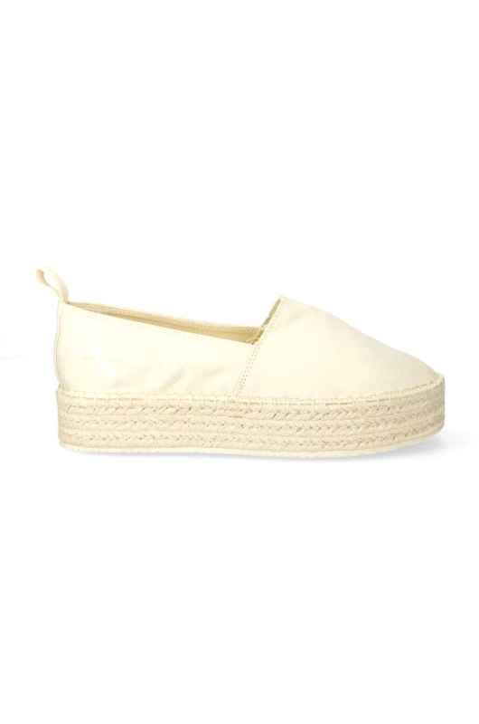 Calvin Klein Jeans Εσπαντρίγιες Calvin Klein Jeans PLATFORM ESPADRILLE ML BTW PLATFORM ESPADRILLE ML BTW χρώμα: μπεζ YW0YW01378