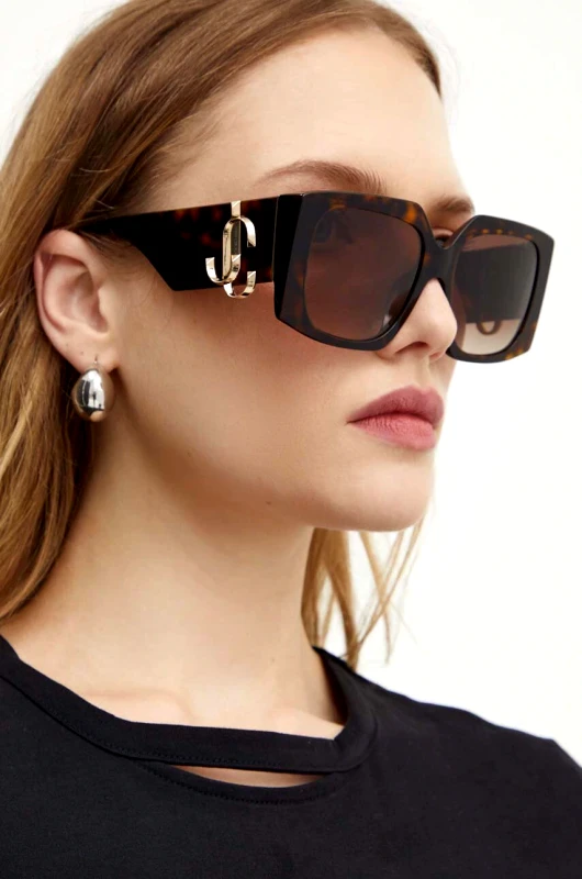 Jimmy Choo Γυαλιά ηλίου Jimmy Choo χρώμα: καφέ, 0JC5006U