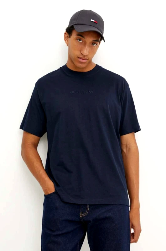 Guess Jeans Βαμβακερό μπλουζάκι Guess Jeans