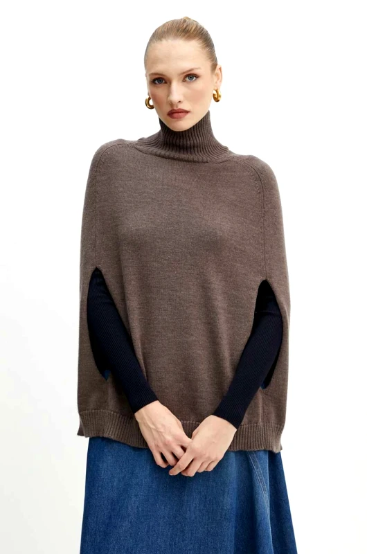 Max Mara Leisure Μάλλινο πουλόβερ Max Mara Leisure γυναικείο, χρώμα: καφέ, 2426366188600