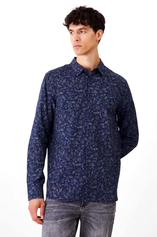 Πουκάμισο Medicine χρώμα: ναυτικό μπλε φωτογραφία