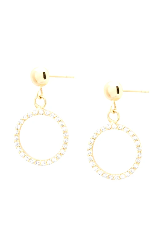 Χρυσά σκουλαρίκια ANIA KRUK Glow ZEMKC2132 φωτογραφία