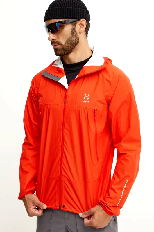 Haglöfs Μπουφάν Haglöfs L.I.M Proof χρώμα: κόκκινο, 605234