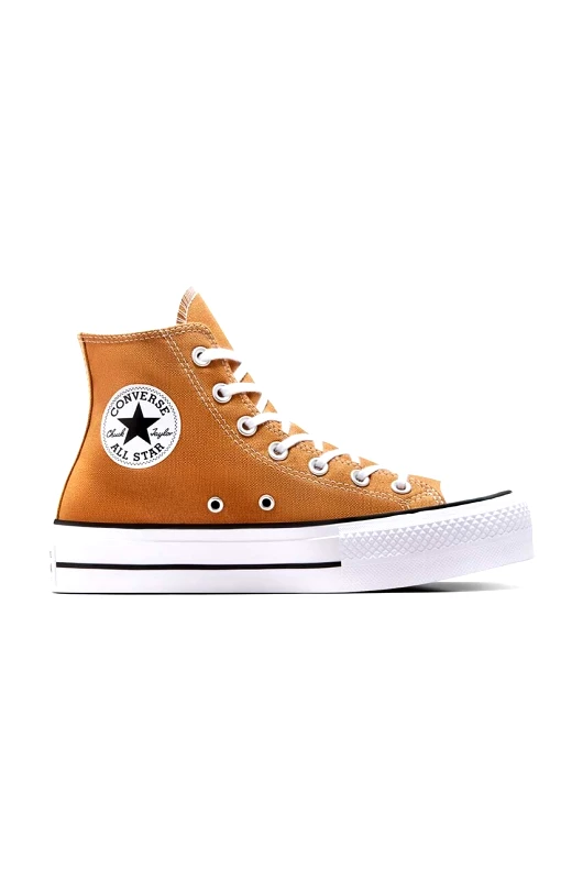 Converse Πάνινα παπούτσια Converse Chuck Taylor All Star Lift χρώμα: κίτρινο, A11537C