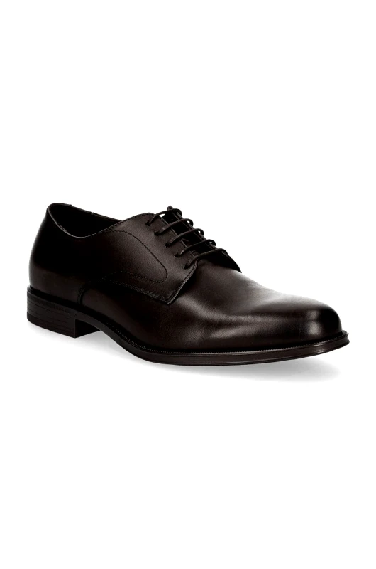 Hackett London Δερμάτινα κλειστά παπούτσια Hackett London DUKE MASTER χρώμα: καφέ, HMS21407
