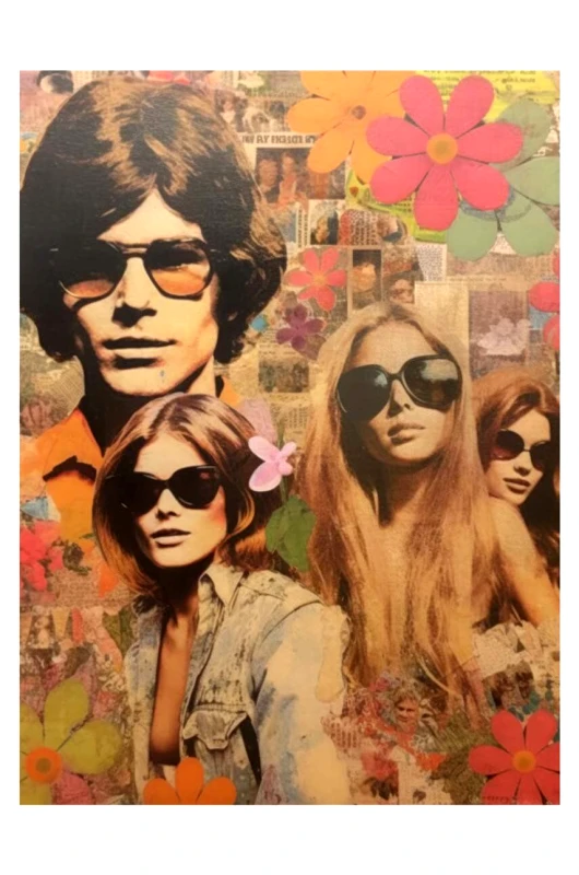 HARTMAN Αφίσα a.i art HARTMAN 60's Collages 08, 30 x 40 cm