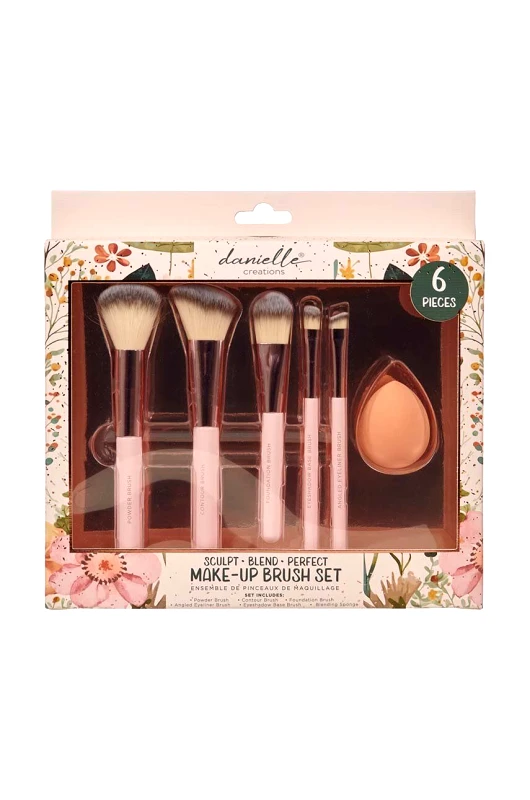 Danielle Beauty Σετ πινέλων μακιγιάζ Danielle Beauty 6-pack