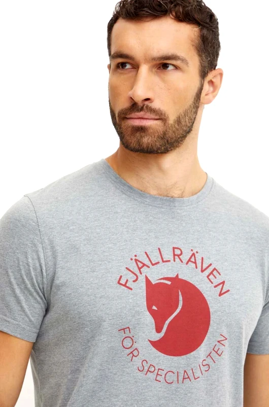 Fjallraven Αθλητικό μπλουζάκι Fjallraven Fjällräven Fox χρώμα: γκρι, F87052.051